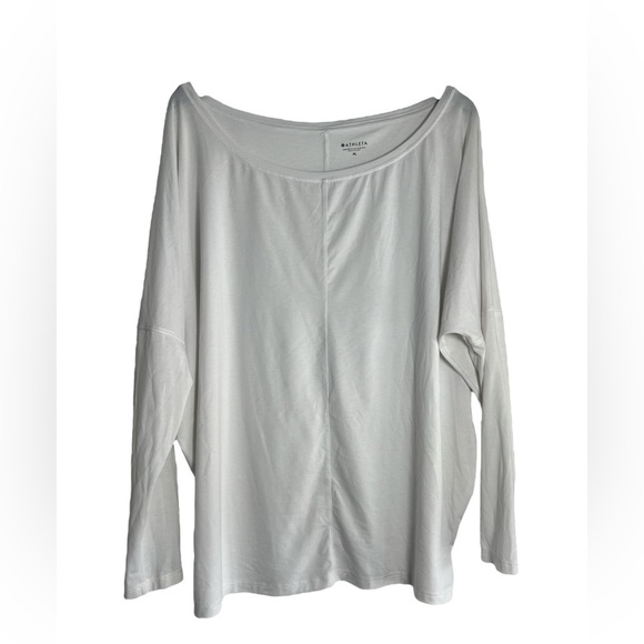 Athleta White Essence Flow Top - Picture 1 of 4